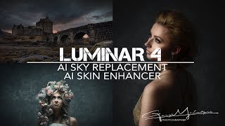 Luminar 4 AI Sky Replacement amp AI Skin Enhancer [upl. by Ientruoc450]