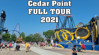 Cedar Point FULL TOUR 2021 Stabilized 4K [upl. by Ateuqahs185]