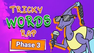 Tricky Words Song  Phase 3 Phonics Part 1  Twinkl Kids Tv [upl. by Aihsa]