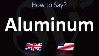 How to Pronounce Aluminum CORRECTLY [upl. by Rabbaj]