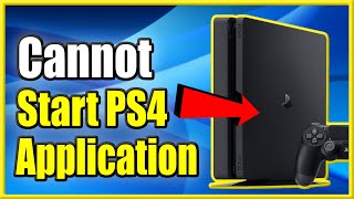 How to FIX PS4 Cannot Start Application Corrupted Data Locked External HDD [upl. by Hildagarde175]