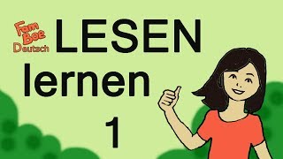 Deutsch lesen lernen für Kinder Teil 1 [upl. by Nehtanhoj]