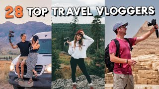 28 TOP TRAVEL VLOGGER channels to follow [upl. by Claudian]