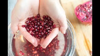 How To Open A Pomegranate—With No Mess [upl. by Hakim952]