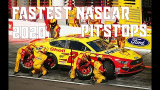 FASTEST NASCAR PIT STOPS OF 2020  NEW RECORD [upl. by Lleon]