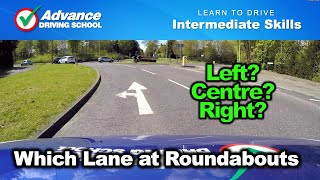 Which Lane At Roundabouts  Learn to drive Intermediate skills [upl. by Okiram]