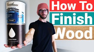 What Finish Should I Use  Woodworking Beginner Tips [upl. by Anitap954]