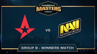 Astralis vs NaVi  Mirage  Group B  DreamHack Masters Malmö 2017 [upl. by Irwin773]