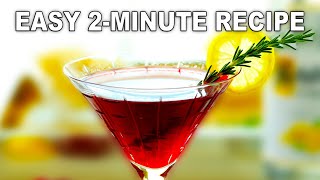 The PERFECT Pomegranate Martini Recipe [upl. by Nadirehs]