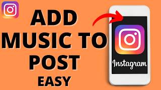 How to Add Music to Instagram Post [upl. by Donalt210]