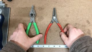 Snapon vs Knipex Snap Ring Plier comparison [upl. by Aivan992]