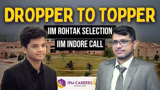 Dropper to IPMAT Topper ft Md Hamza  ipmat [upl. by Lonergan]