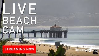 Live Surf Cam Manhattan Beach California [upl. by Ggerk]