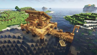 Minecraft  How to build a Small Fisherman House [upl. by Odrareg]