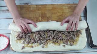 Sicilian Sausage Bread Bignolati [upl. by Arriek]