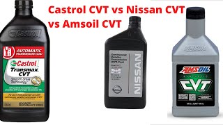 Automatic Transmission Fluid CVT ATF Nissan CVT transmission fluid vs AMSOIL CVT atf AMSOIL ATF [upl. by Ayanad958]