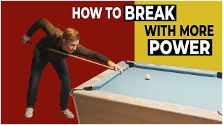 How To Break With More Power  Pool Coaching [upl. by Nunes]