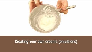 Creating your own creams emulsions [upl. by Jarib]