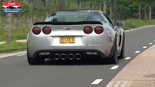 Chevrolet Corvette C6 Z06 w Akrapovic Exhaust  Loud Revs amp Accelerations [upl. by Llerod]