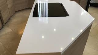 WHITE QUARTZ COUNTERTOPS  ICONIC WHITE SILESTONE [upl. by Alexandrina912]