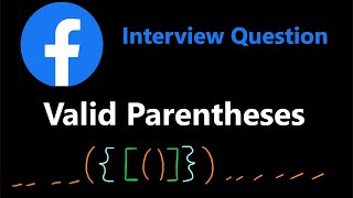 Valid Parentheses  Stack  Leetcode 20  Python [upl. by Kilah]