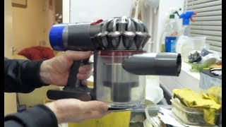 Dyson V6 amp V8 Cordless vacuum Monthly maintenance  Filters and Powerhead cleaning [upl. by Slinkman870]