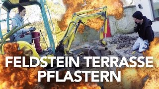 Pflastern einer Einfahrt Zeitraffer [upl. by Feinstein620]