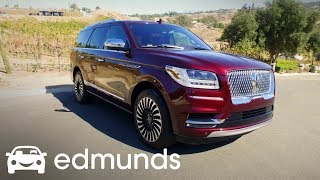 2018 Lincoln Navigator Review  Test Drive  Edmunds [upl. by Ahsatin]