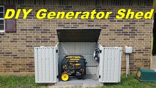 DIY Generator Shed [upl. by Elliott]