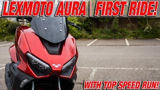 LEXMOTO AURA 125cc  FIRST RIDE [upl. by Horatia]