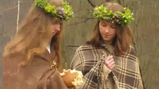 Lithuanian pagan folk song  Jurginių liaudies daina  Geras vakaras [upl. by Nika]