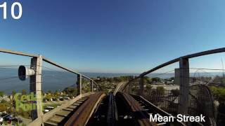 Top 17 roller coasters at Cedar Point [upl. by Alorac]