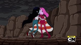 Princess Bubblegum and Marceline kiss  Adventure Time come along with me [upl. by Aciruam]