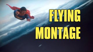 Christopher Reeve Superman Flying Montage [upl. by Aruol]