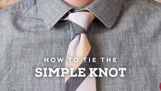 How to Tie a Perfect Simple Knot [upl. by Ajuna305]