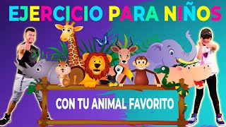 14 Ejercicios FACILES para NIÑOS 😱🏋 Easy Kids Workout 😎 Animal Fitness [upl. by Prinz]