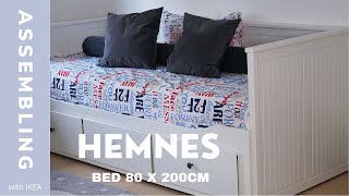 How to Assemble IKEA HEMNES Day Bed easy Instruction [upl. by Janey357]