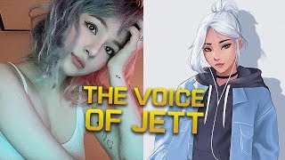 THE VOICE OF JETT IRL VALORANT VOICE ACTRESS  ArrumieShannon [upl. by Clorinde]