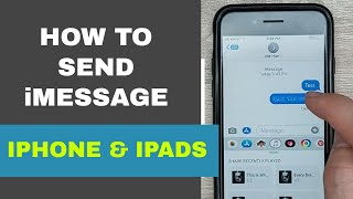 How to send an iMessage on iPhone [upl. by Conlon26]