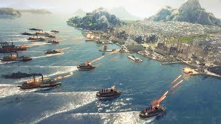 Anno 1800  Ep 8  HUGE INVASION amp LAST STAND DEFENSE  Anno 1800 Full Release Campaign Gameplay [upl. by Ophelia]