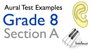 Aural Test Examples Grade 8 ABRSM  Section A [upl. by Yurt]