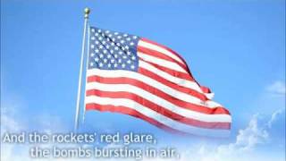 Star Spangled Banner with Lyrics [upl. by Haeluj187]