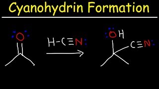 Cyanohydrin Formation Reaction Mechanism [upl. by Xirtaeb]