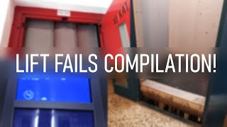 LIFT FAILS COMPILATION 100 Subscriber special [upl. by Ticon491]