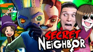 Der NACHBAR hat ein neues Haus ✪ Secret Neighbor Hello Neighbor MULTIPLAYER [upl. by Strade]