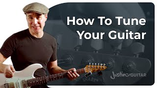 How to Tune Your Guitar For Beginners [upl. by Jablon730]