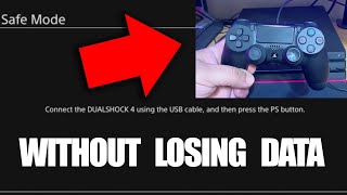 PS4 Update  Cannot Start the PS4  Safe Mode Loop FIX EASY METHOD [upl. by Annoerb]