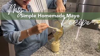 How to Make Homemade Mayonnaise in a Vitamix Blender  Quick amp Easy Recipe [upl. by Airamahs]