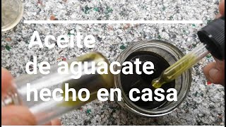 ¿Cómo hacer aceite de aguacate [upl. by Eetsirk]