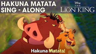 DISNEY SINGALONGS  Hakuna Matata  The Lion King Lyric Video  Official Disney UK [upl. by Ormand824]